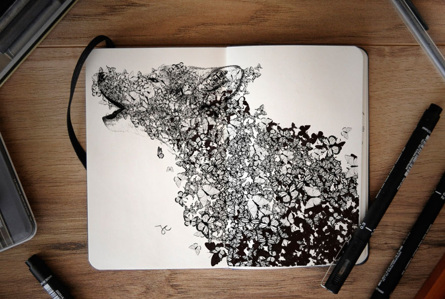 Surreal Creatures Bloom And Burst Across My Sketchbook Surreal Creatures Bloom And Burst Across My Sketchbook