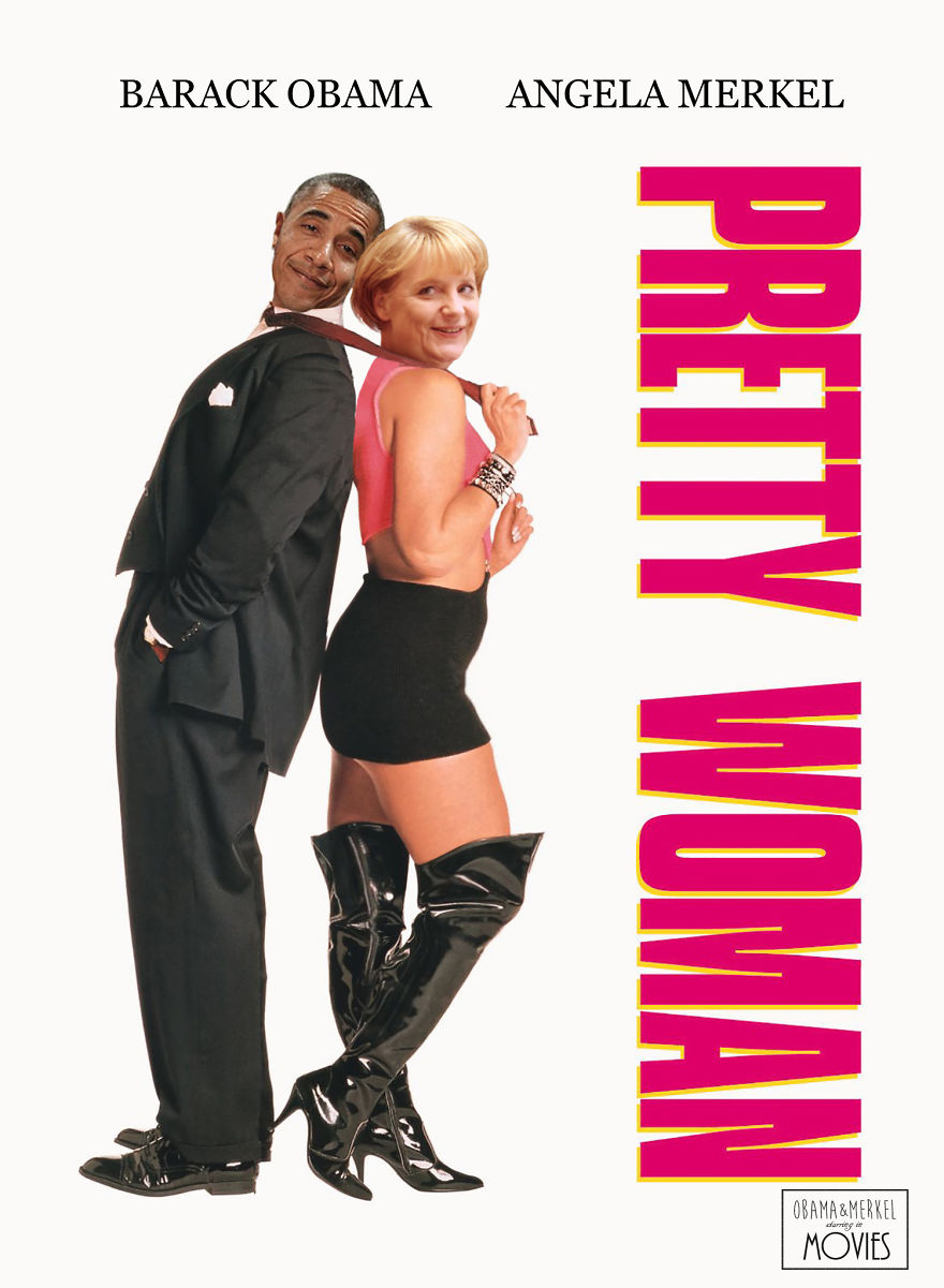 Obama, Merkel, And Putin As Leading Actors In Famous Movies
