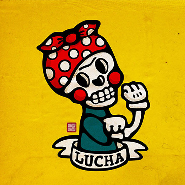 D&iacute;a De Muertos: My Fun Skull Illustrations