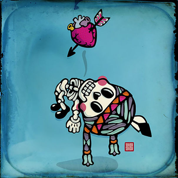 D&iacute;a De Muertos: My Fun Skull Illustrations