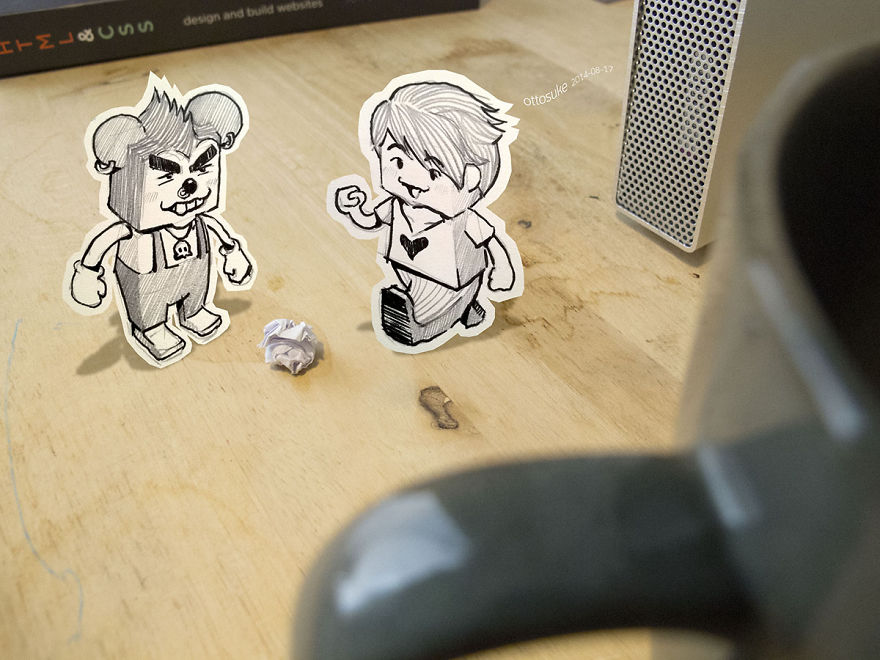 I Add Doodles To Photos To Make The World More Fun