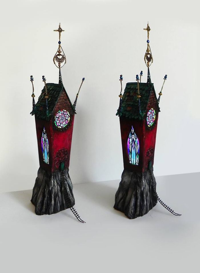 Artist Makes Surreal Houses From Trash She Finds On The Street