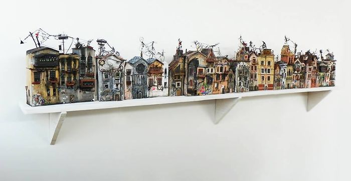 Artist Makes Surreal Houses From Trash She Finds On The Street Artist Makes Surreal Houses From Trash She Finds On The Street
