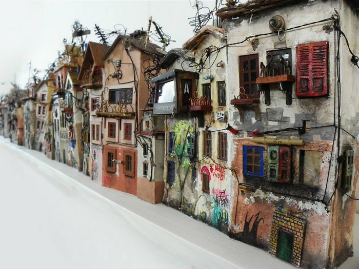Artist Makes Surreal Houses From Trash She Finds On The Street Artist Makes Surreal Houses From Trash She Finds On The Street