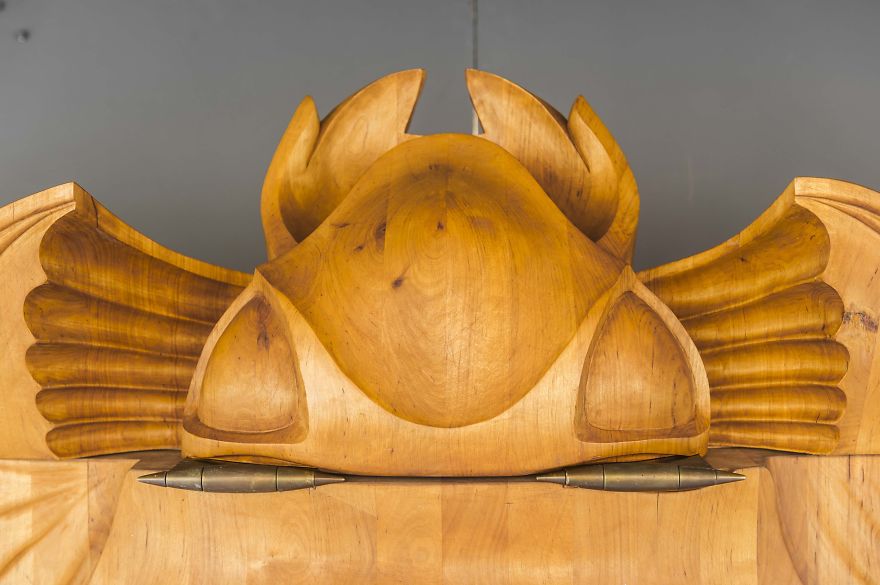 Latvian Artist Carves Wood Cabinet In Shape Of Giant Beetle Latvian Artist Carves Wood Cabinet In Shape Of Giant Beetle