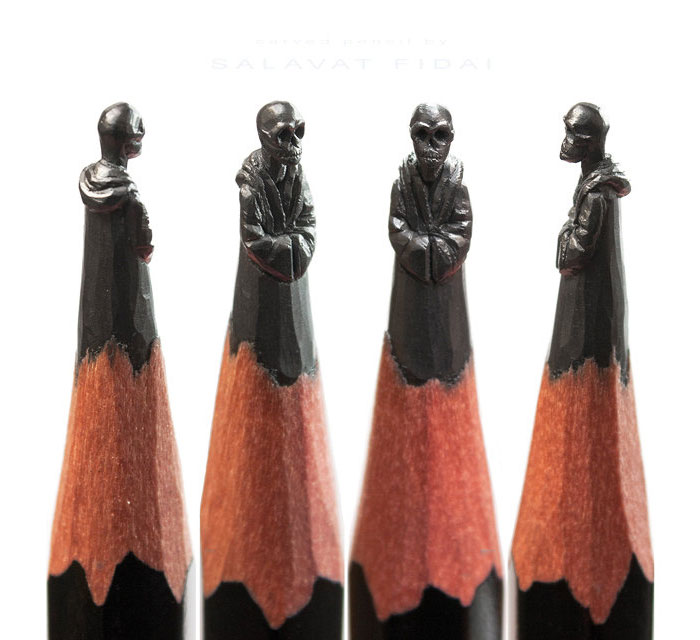 I Turn Pencils Into Miniature Pop-Culture Sculptures I Turn Pencils Into Miniature Pop-Culture Sculptures