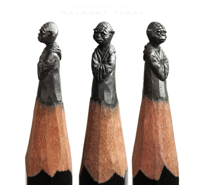 I Turn Pencils Into Miniature Pop-Culture Sculptures I Turn Pencils Into Miniature Pop-Culture Sculptures
