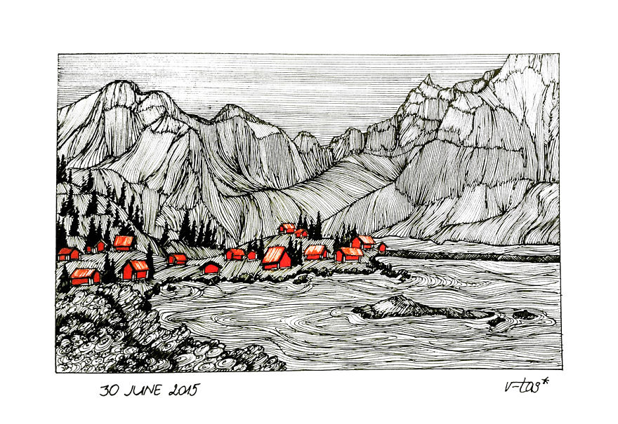 The Power Of Simple Lines: Intricate Drawings By Self-taught Lithuanian Artist The Power Of Simple Lines: Intricate Drawings By Self-taught Lithuanian Artist