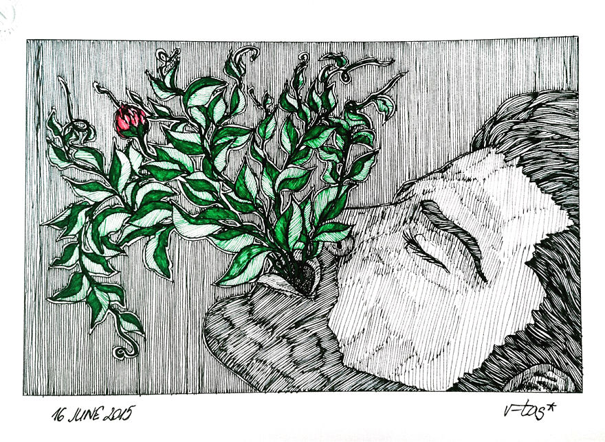 The Power Of Simple Lines: Intricate Drawings By Self-taught Lithuanian Artist The Power Of Simple Lines: Intricate Drawings By Self-taught Lithuanian Artist