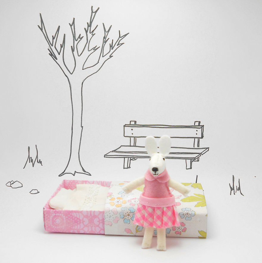 I Make Cute Stuffed Mice From Wool