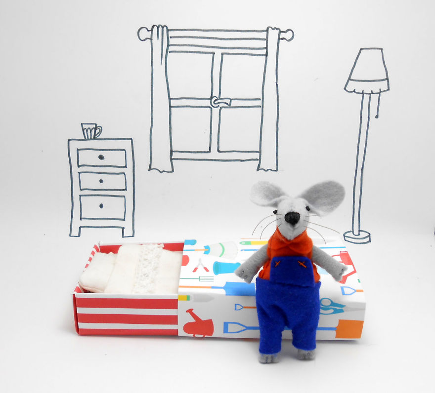 I Make Cute Stuffed Mice From Wool