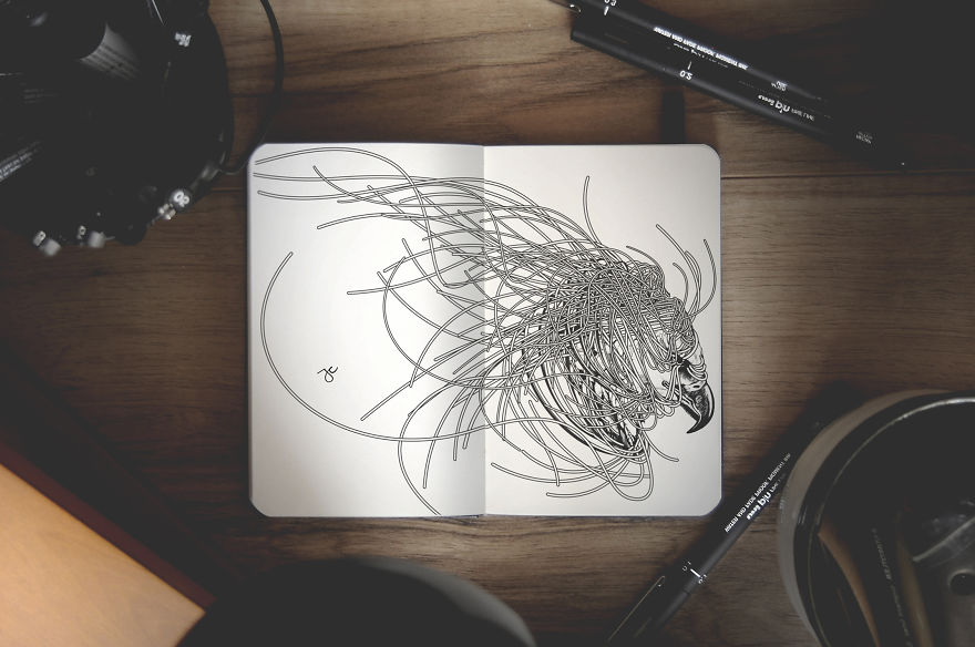 Surreal Creatures Bloom And Burst Across My Sketchbook Surreal Creatures Bloom And Burst Across My Sketchbook