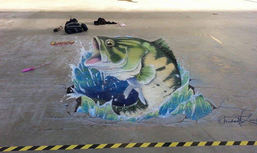 After I Was Laid Off At Age 45, I Became A 3D Street Artist After I Was Laid Off At Age 45, I Became A 3D Street Artist