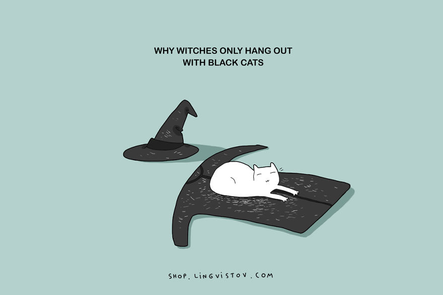 15 Illustrated Truths About Cats