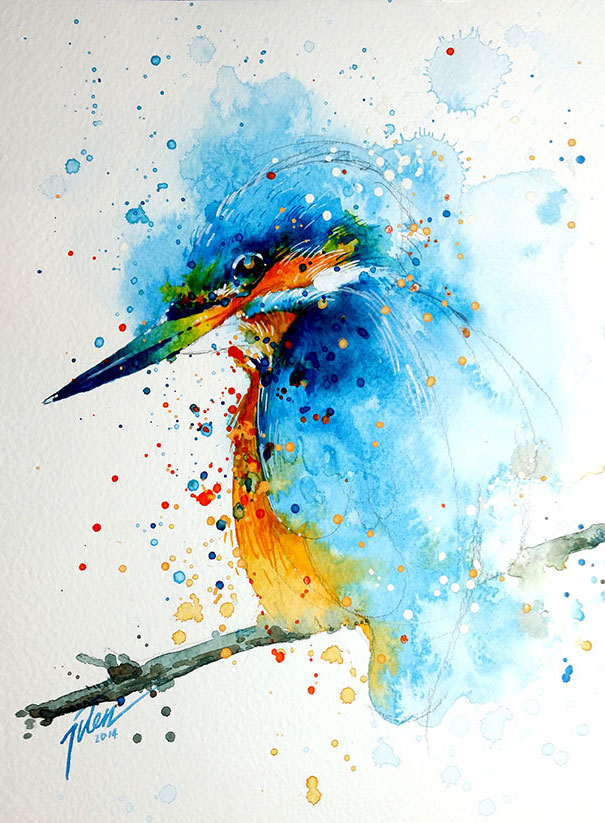 colorful-animal-watercolor-paintings-tilen-ti-11 colorful-animal-watercolor-paintings-tilen-ti-11