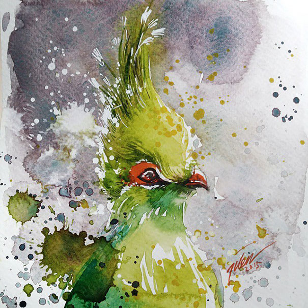 colorful-animal-watercolor-paintings-tilen-ti-3 colorful-animal-watercolor-paintings-tilen-ti-3