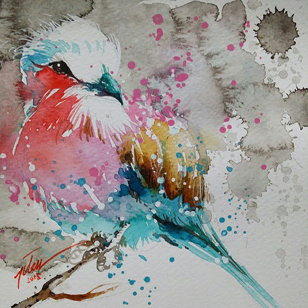 colorful-animal-watercolor-paintings-tilen-ti-4 colorful-animal-watercolor-paintings-tilen-ti-4