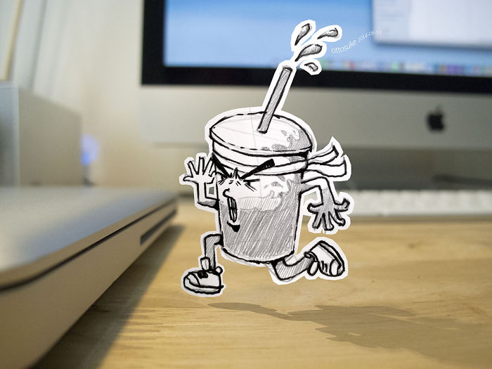 I Add Doodles To Photos To Make The World More Fun