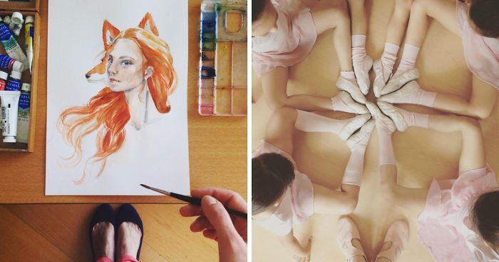Portuguese Architect, Ballet Teacher And Illustrator Captures Her Life From Above