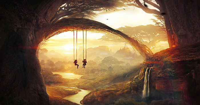 I’m A 17 Year-Old Artist Who Creates Digital Landscapes Inspired By My Childhood Memories