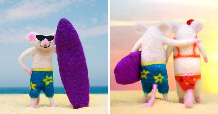 Italian Artist Francesca Creates Fun World For Her Cute Handmade Animals