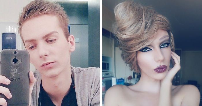 I Transformed Myself Into A Girl With The Power Of Makeup