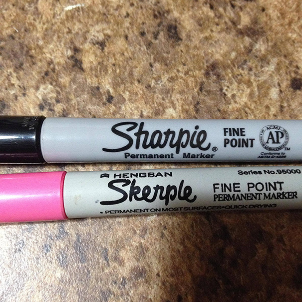I Got A Fake Sharpie. It's A Skerple