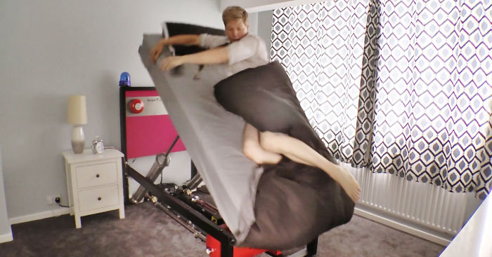 Inventor Creates High Voltage Ejector Bed For People Who Can’t Wake Up