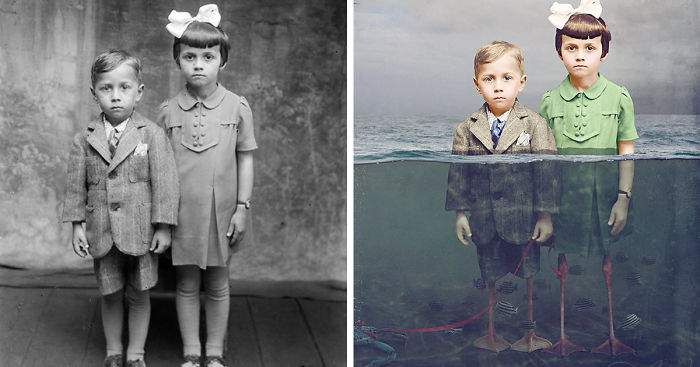 Historic Glass-Plate Photos From Romania Restored And Turned Into Colorful Art (Part 2)