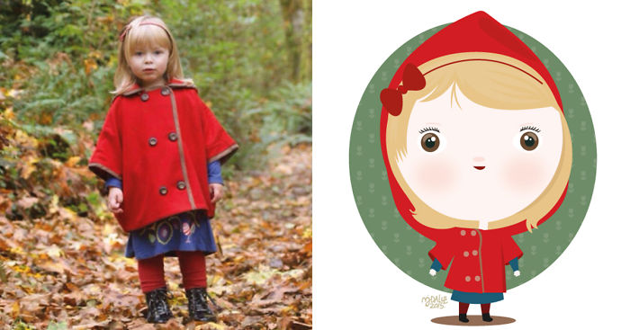 I Take Children’s Photos From The Internet And Turn Them Into Fun Illustrations (Part 2)