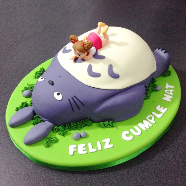 Totoro Birthday Cake