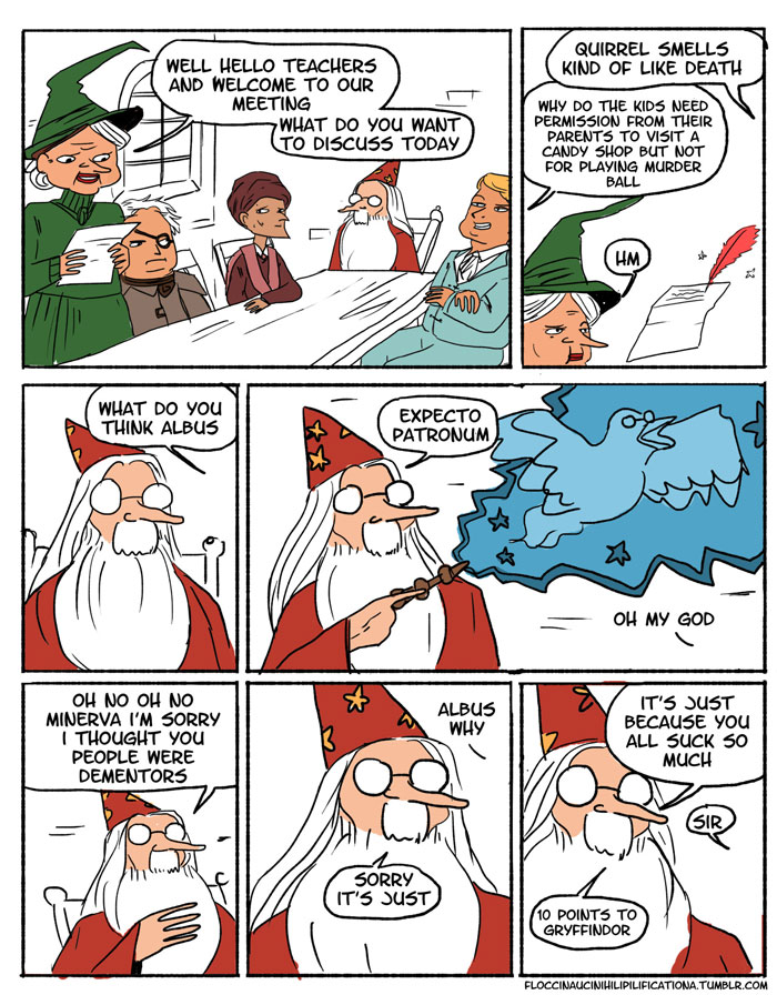 When Dumbledore Did Not Care About His Teachers Enough