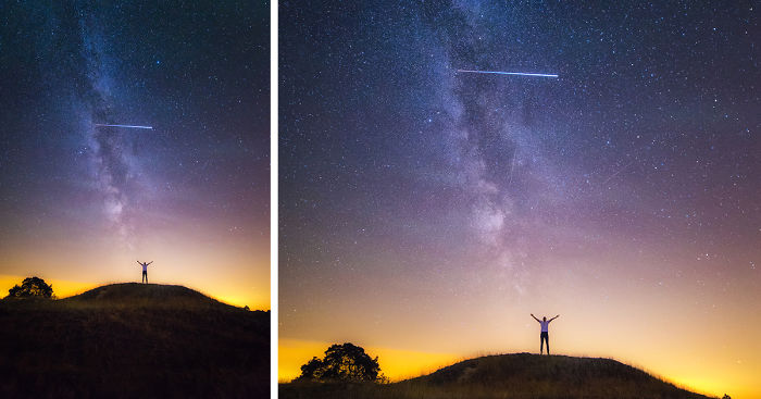 I Accidentally Captured The ISS While Shooting My Friend