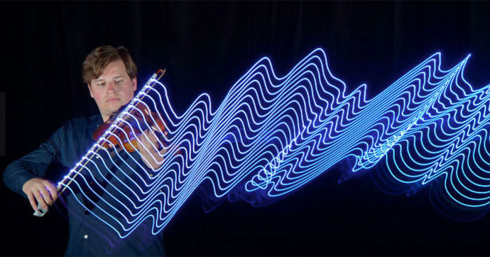 Photographer Uses LED Lights To Capture The Motions Of Musicians