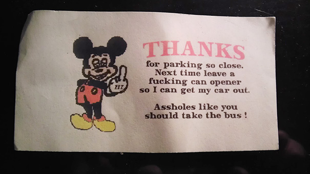 Thanks For The Note, Neighbor