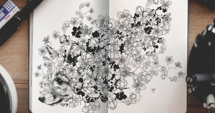 Surreal Creatures Bloom And Burst Across My Sketchbook