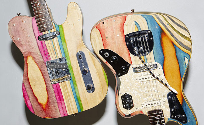 I Turn Broken Skateboards Into Electric Guitars