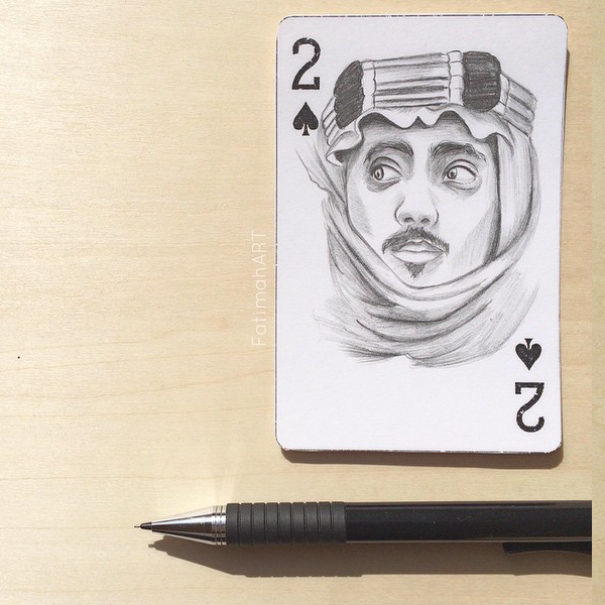 I Really Wanted To Do Something Different So I Used Playing Cards As A Canvas For My Art