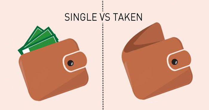 10 Illustrations Show Differences Between Single And Taken Guys