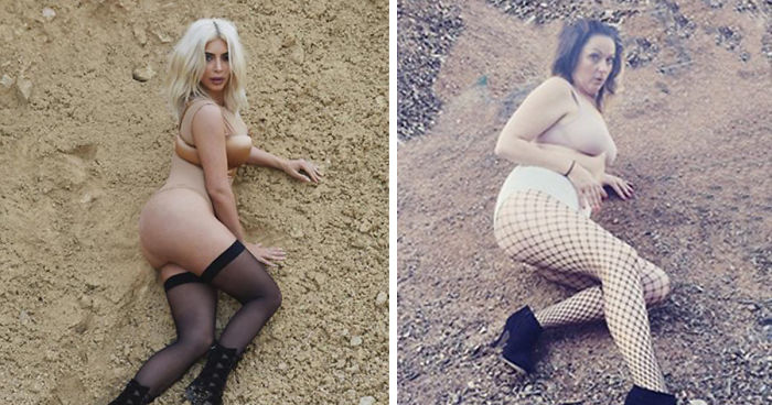 Woman Hilariously Recreates Celebrity Instagram Photos