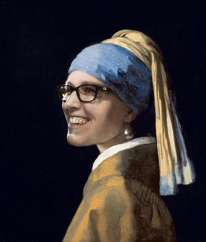 Designer Turns His Co-workers Into Famous Paintings Designer Turns His Co-workers Into Famous Paintings