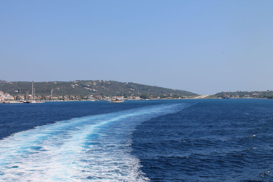 Ferry Apparently... Taking Off From Skiathos Airport