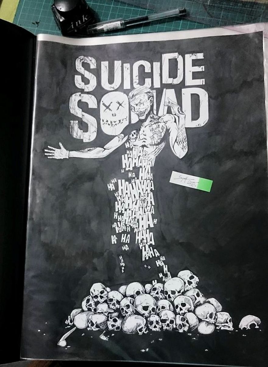 Meet This Young Artist With Amazing Sketches, His Joker Is Jaw-dropping