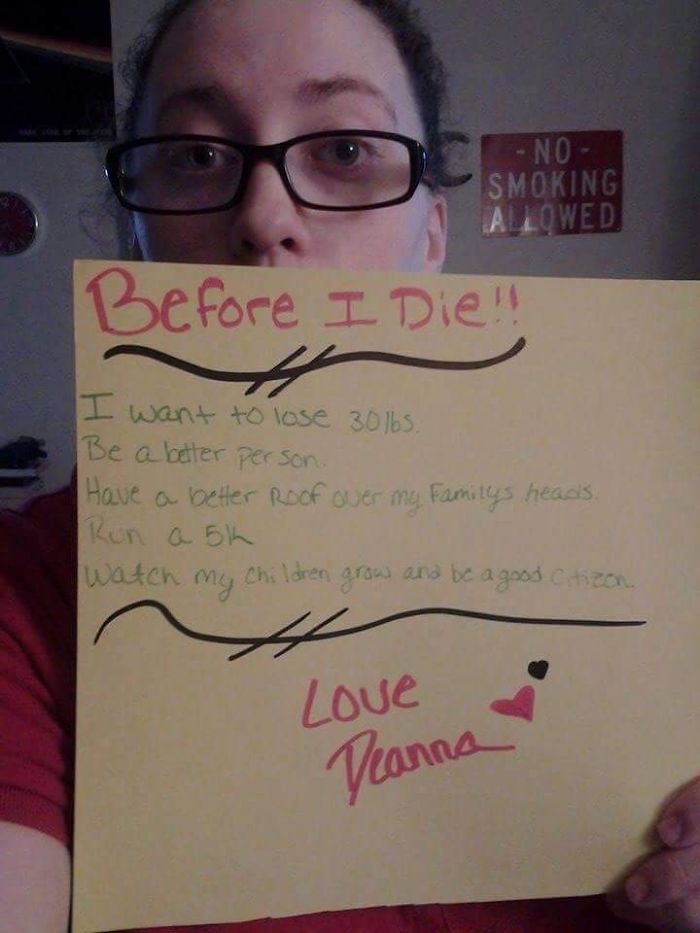 I Ask People What They Want To Do Before They Die