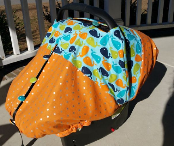 Reversible Car Seat Canopy