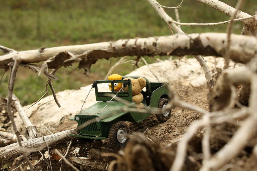Xtreme Off-roading With A Miniature Jeep Willys