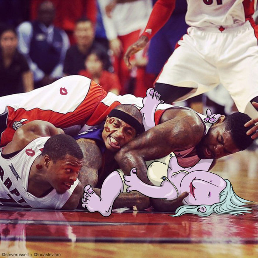 Illustrator Adds Funny Cartoons To Strangers&rsquo; Instagram Photos (Part 2)