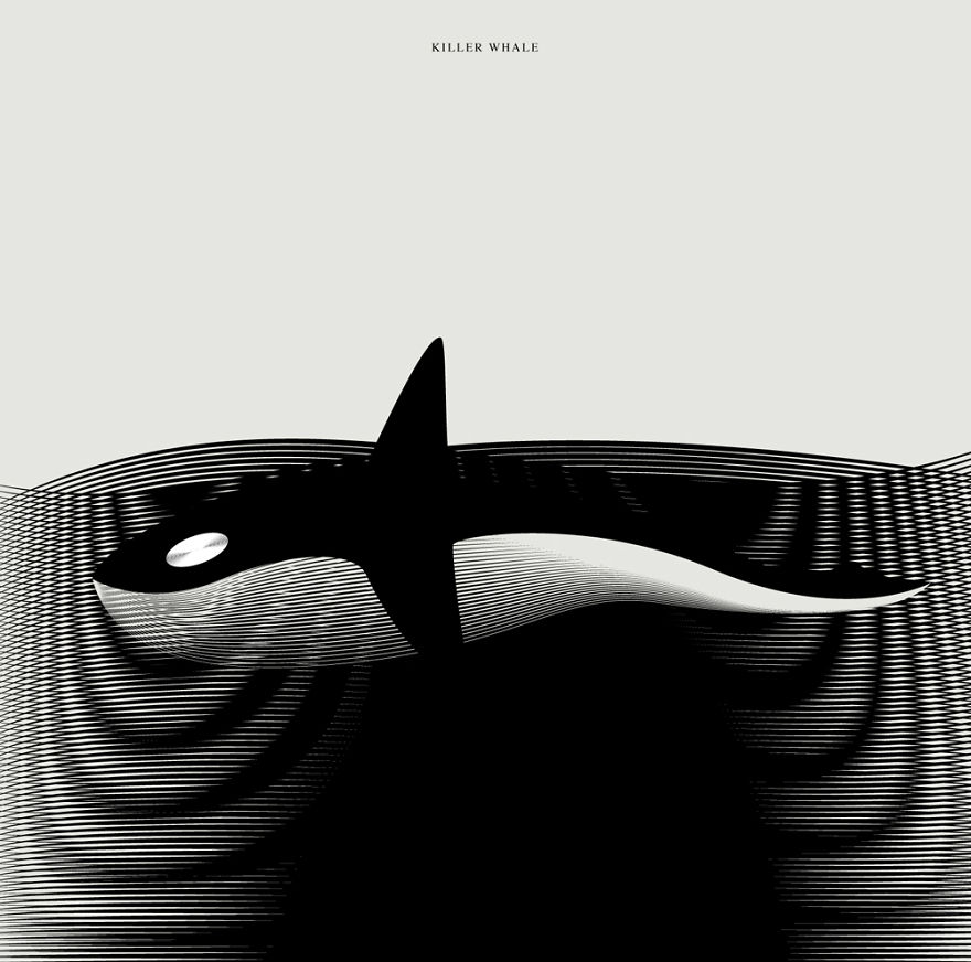 Less Is More: I Create Illustrations By Repeating Two Identical Lines