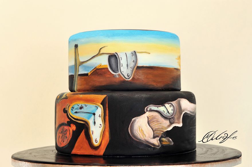 I Recreate Famous Paintings On Cakes I Recreate Famous Paintings On Cakes