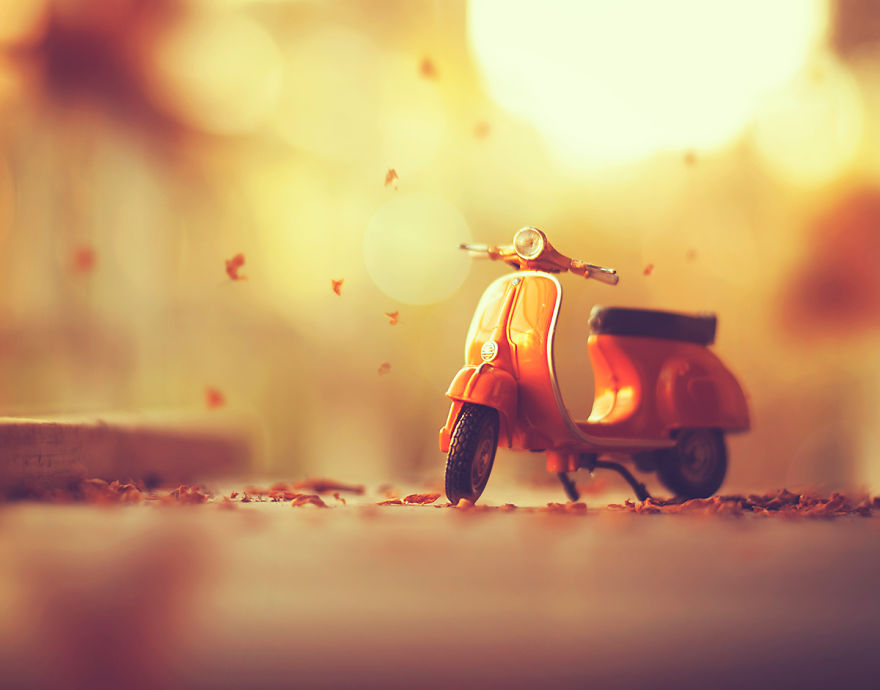 I Create Atmospheric Miniature Car Scenes That Remind Me Of My Childhood